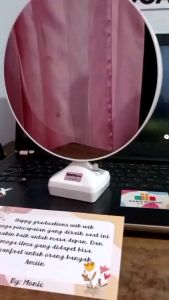 Kado Unik: Lampu Cermin Foto LED & Kado Aesthetic Murah