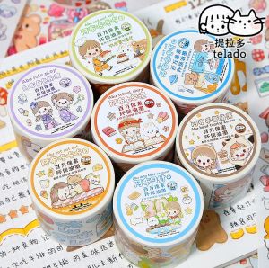 Cuộn washitape họa tiết Telado dễ thương chiết chu kỳ băng keo giấy dán trang trí sổ tay xinh xắn