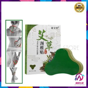 5 hộp Miếng dán ngải cứu hỗ trợ làm giảm các vấn đè đau nhức mỏi cổ vai gáy( 12 miếng /hộp)