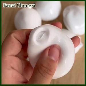 Fanzi 1PC Sphere Jewelry TPR Casting Molds Ultra Thin Milk Fragrance Fluid Milk White Color Ball Leather DIY Filling Slow Rebound Toys
