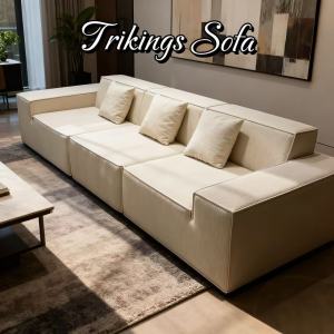 Trikings Minimalist Modern Multifunctional Lazy Sofa-Apartment Living Room Comfortable Companion Compression Sofa