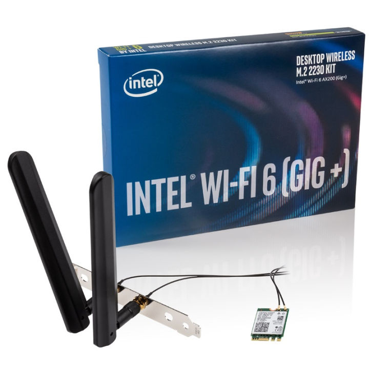 INTEL AX200 WIFI 6 (GIG+) DESKTOP KIT Wireless Adapter (M.2 key E ...