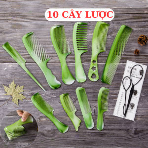 Set 10 chiếc Lược Chải Tóc Tiện DụngDụng Cụ Uốn Tóc Cổ Điển nhiều kiểu dáng và kích thước Vuadienmay
