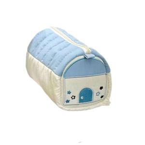 INNEED Cotton Linen Pencil Case Large Capacity Blue Pink Stationery Bag Cute Multifunctional Pen Box School
