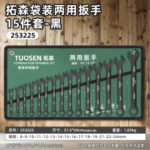 Tuosen ประแจ ชุดเครื่องมือ ประแจปากตาย 253220 253221 253222 253223 253224