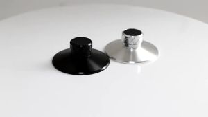 Preffair  Vinyl Record Player with Genuine Leather Cover LP Suppress   Special Record Weight   Aviation Aluminum-Magnesium Alloy  113g#