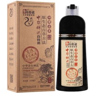 Shampoo Penghilang Uban Semir Anti Uban / Toxin Hair Polish Bleaching - Penghitam Permanen Black - 500ml
