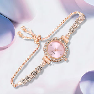 Jam Tangan Tali Serut Diamond Permata Asli Tahan Air Analog Quartz Premium Original Aksesoris Arloji Woman Watches Fashion Trendi Korean Style New Model Terbaru Cewek Kondangan Simpel Elegan Mewah Bercahaya StainlessSteel Tahan Karat -JWT-15