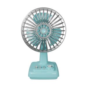 เหล็กสไตล์วินเทจพัดลมตั้งโต๊ะ USB ไฟฟ้า3สปีดปรับได้พัดลมทำความเย็นสำหรับบ้านสำนักงาน