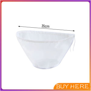 Buy Here ถุงตาข่ายกรองนมถั่วเหลือง ชา กาแฟ  ถุงกรองไนล่อน เกรดอาหาร นํากลับมาใช้ใหม่ได้  Food strainer