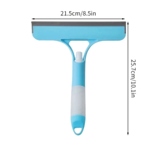 3-in-1 Window Wiper Glass Clean Scraper Glass Wiper With Spray Bottle Mirror Cleaner Cleaning Tools
