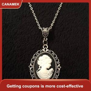 【CANAMEK】 Vẻ Đẹp Cameo Vòng Cổ Gothic Đồ Trang Sức Cổ Điển Victoria Khắc Vẻ Đẹp Quyến Rũ Choker Cho Phụ Nữ Cô Gái