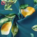 PatPat Family Matching Allover Lemon Print and Solid Halter Neck Two-piece Swimsuit or Swim Trunks Shorts. 