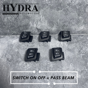 tombol saklar lampu dim pass beam soket 4 pin / on off dim 3 fungsi + pass beam universal semua motor BEAT FI STREET POP SCOOPY VARIO 110 125 150 PNP