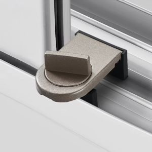 BHQ Adjustable Sliding Window Locks Stopper Safety Lock Sliding Move Window Lock Enhanced Home Safety