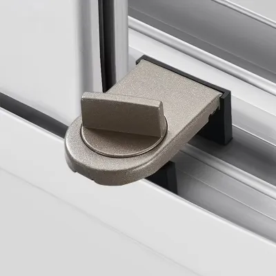 MLADEN Window Safety Lock Aluminum Alloy Sliding Lock Sliding Door Anti-theft Lock Adjustable Buckle Window