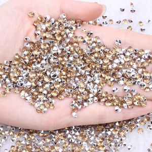 Acrylic Pointed Back Rhinestones DIY Nail Art Phone Case Handmade Craft Decor Accessories
