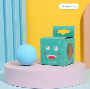 Po&Co Smart Rolling Pet Ball Toy Rechargeable Interactive Cat & Dog Toy Self-Moving Motion Ball for Indoor Cats Kittens Puppies Automatic Rolling Bounce Toy
