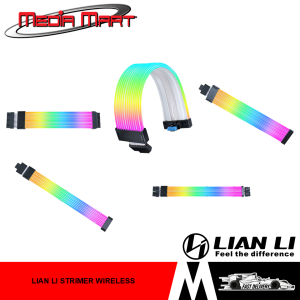 LIAN LI WIRELESS STRIMER | 24 PIN | GPU 2X8 PIN | CPU 2X8 PIN | 12 + 4 PIN | 12 + 4 PIN WIDE
