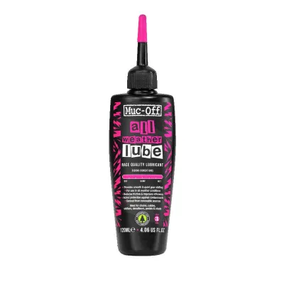 Muc-Off All Weather Chain Lube 120ml Muc Off Biodegradable High-Performance Synthetic Lubricant For Dry Wet MTB Road Cycling