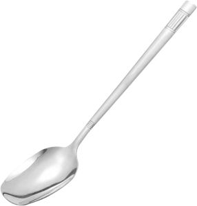 Korean Style Long Spoon Stainless Steel Spoon Coffee Ice Cream Dessert Soup Square Head Spoons Golden Portable Home Kitchen Tableware 韩式长勺