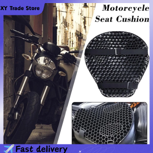 Universal Honeycomb Motorcycle Seat Cushion Anti Slip Shockproof Breathable Soft Comfort Cushion Par
