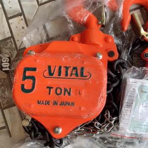 Vital chainblock 5tons with 6 meter lifting chain heavy duty made in japan