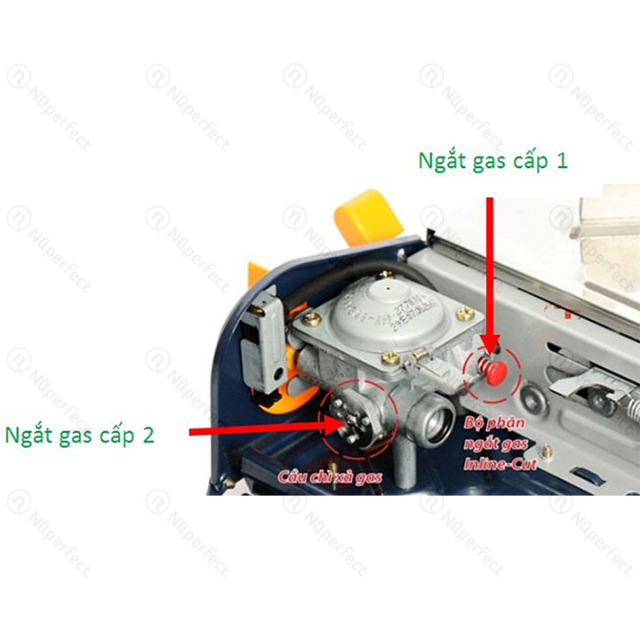 Ổ cụm/Van an toàn 2 cấp chống nổ bếp gas mini, bếp gas du lịch, bếp nướng Namilux 2S DOUBLE SAFETY, NA-194AS, PL-1921AS, PL-1921PF, GM2120PS..