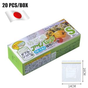 Reusable PE Sealed Food Storage Bag refrigerator Kitchen Multi-function fruits vegetables Zipper Bags Transparent Food preservation bag Vacuum Fresh Zip Lock Package Waterproof Anti-cross Smell Storage Pouch for Storing Meat Milk Snack Sandwich