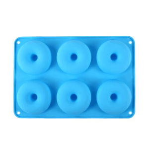 6 Cavity Silicone Donut Silicone Mold Cake Bread Doughnut Mould Maker Soft Dessert Making Home Baking Tool