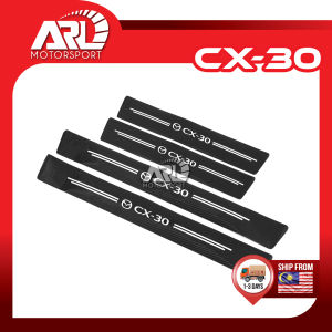 Mazda CX30 CX-30 DM (2020 - 2025) Door Step Sticker Carbon Protector Fit Mazda CX30 CX-30 DM ARL Motorsport Car Accessories