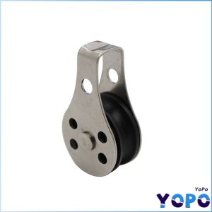 YoPo Single Wheel Swivel Pulley Bearing Lifting Rope Runner for Kayak Sailboat Marine Accessories