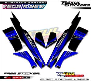 STRIPING VARIASI YAMAHA VEGA R NEW / STICKER LIST MOTOR YAMAHA VEGA R BARU