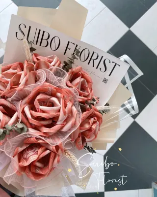 Money flower bouquet cash bouquet 520 gift ready stock 有钱花花束现金花束520纪念日必备