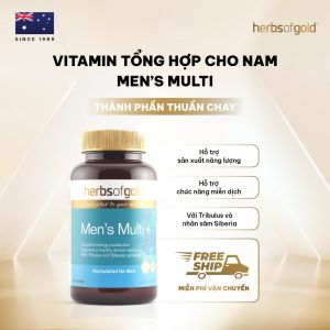 Viên Uống Men Multi+ Herbs of Gold - Lọ 60 Viên