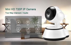 กล้องวงจรปิดไร้สาย Wifi Camera IP camera กล้องวงจรปิดหมุนได้ กล้องวงจรปิดราคาถูก V380 Home Security Wifi Full HD1080P