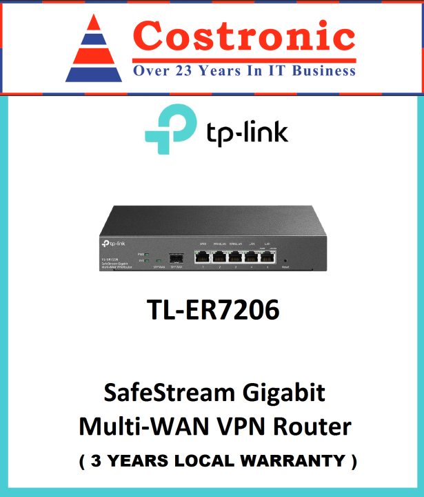 Router TPLINK VPN SafeStream ER7206 Gigabit Multi WAN TP LINK - View #6