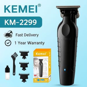 KEMEI KM-2299 Professional Hair Clipper High-end Design Ceramic Blades  Electric Hair Trimmer Powerful USB Rechargeable Perfect for Salon Precision