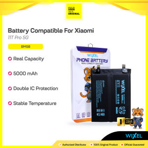 WIXEL Baterai BM58 XiaoMi Mi 11T Pro Double Power Real Capacity Batre Batrai Battery Dual Xiao