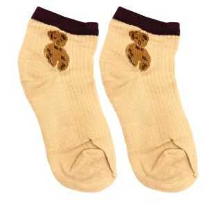 Kaos Kaki Wanita Korea Motif Beruang Semata Kaki Socks Karakter Ankle Socks Korean Model Simple Cute RGT