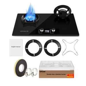 JARD 3 Burners Gas Stove Desktop Timing Cooktop Liquefied Gas Cooker Home Embedded Fierce Fire Stove 猛火灶