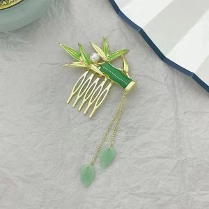 Chinese Style Hanfu Butterfly Hairbrush Fashion Fringed Hair Clip for Women