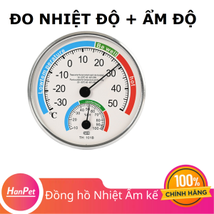 Đồng hồ đo Ẩm kế - Nhiệt kế (treo tường và để bàn) đo nhiệt độ ẩm độ ngoài trời và trong nhà cho bé ( 306)