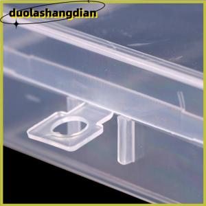 [Duola] Plastic Clear Parts Storage Box Jewelry Craft Container Organizer Case