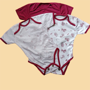 3pcs atasan baju bayi perempuan laki laki jemper jamsuit baju bayi newbron (0-3bln)