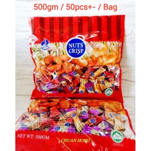 Nuts Crisp Bag 500gm 1000gm 50-100pcs - Assorted Nuts and Candies