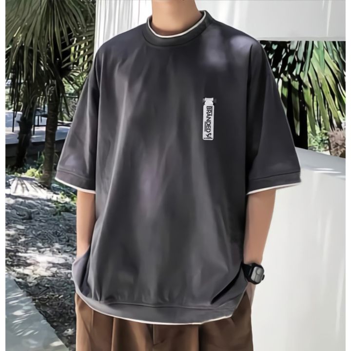 Kaos Oversize Tag Branded Cotton Combed Korea (Pria \u0026 Wanita) Kaos Pria  Wanita Jet Black Kaos Lengan Panjang Ukuran L M Xl Xxl Kaos Long Sleeve Off  White Dark Grey - Lazada |