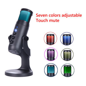 JD-950 USB Condenser Microphone PC Mic Stand for Game Streaming Recording