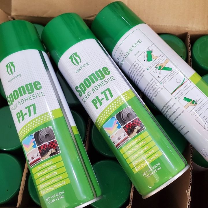Keo dạng xịt chuyên dụng PJ – 77 dán xốp cách nhiệt, tiêu âm, dán sàn ...