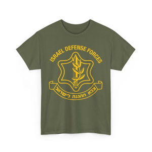 IDF T-Shirt Israel Defense Forces Shirt Jewish Army Tees Summer Woman Man Cotton Casual Breathable Camisetas Tees Regular Fit